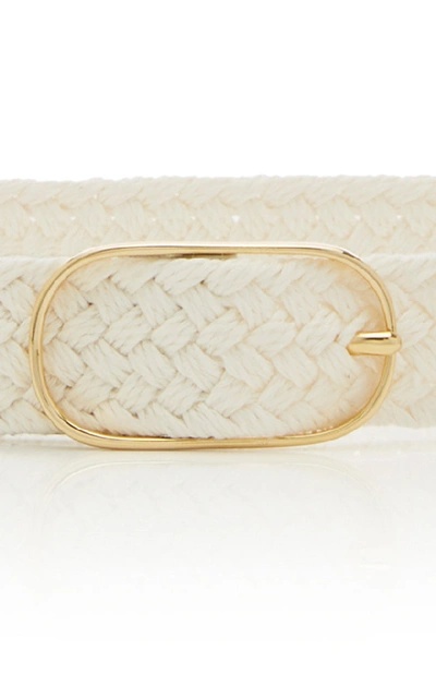 Shop Anderson's Braided Rope Belt In White