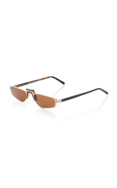 Shop Andy Wolf Ojala Acetate Sunglasses In Neutral