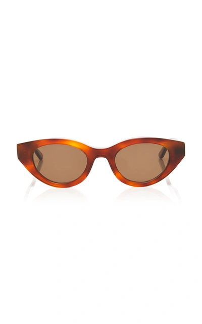 Thierry Lasry Acidity Cat-eye Tortoiseshell Acetate Sunglasses  In Brown