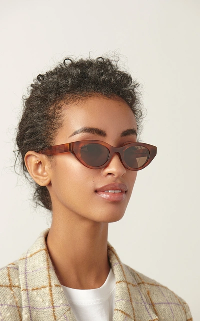 Thierry Lasry Acidity Cat-eye Tortoiseshell Acetate Sunglasses  In Brown