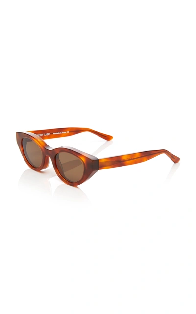 Thierry Lasry Acidity Cat-eye Tortoiseshell Acetate Sunglasses  In Brown
