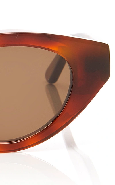 Thierry Lasry Acidity Cat-eye Tortoiseshell Acetate Sunglasses  In Brown