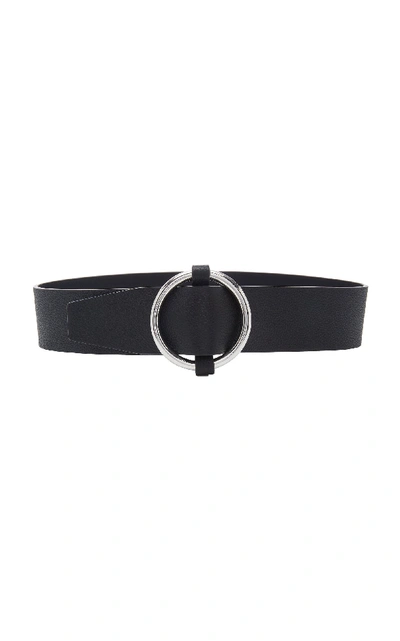 Shop Anderson's Nappa Leather O-ring Belt In Black