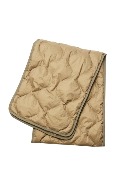 Shop Isabel Marant Bremon Oversized Quilted Shell Scarf In Brown