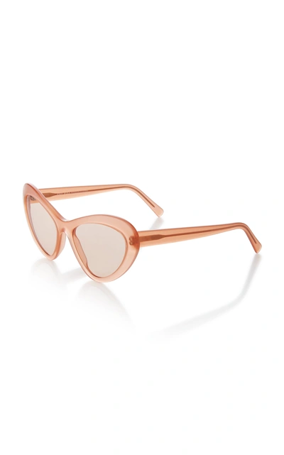 Shop Andy Wolf Blair Cat-eye Acetate Sunglasses In Pink