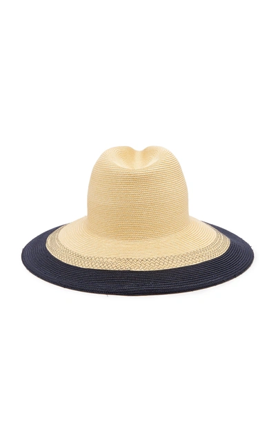 Shop Albertus Swanepoel Vanessa Straw Hat In Multi