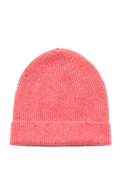 Shop Isabel Marant Chilton Ribbed Cashmere Beanie In Pink