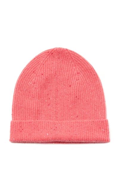 Shop Isabel Marant Chilton Ribbed Cashmere Beanie In Pink