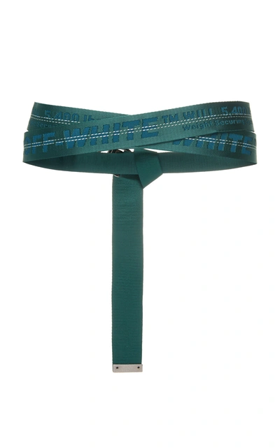Shop Off-white Classic Industrial Belt In Green