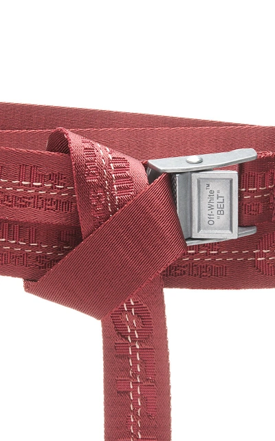 Shop Off-white Mini Industrial Belt In Red