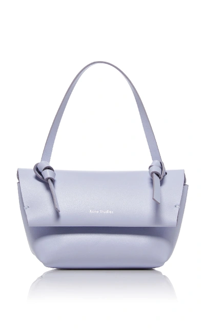 Shop Acne Studios Leather Shoulder Bag  In Blue