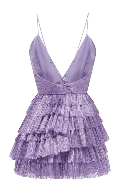 Alice Mccall Don't Be Shy Pleated Shell Dress In Purple | ModeSens
