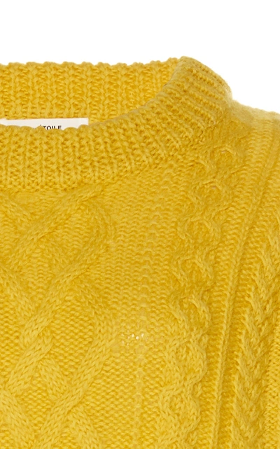 Shop Isabel Marant Étoile Tayle Wool Sweater In Yellow
