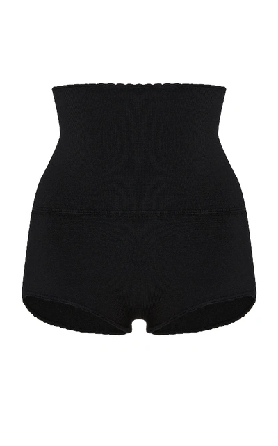 Shop Khaite Jade Stretch-jersey Shorts In Black