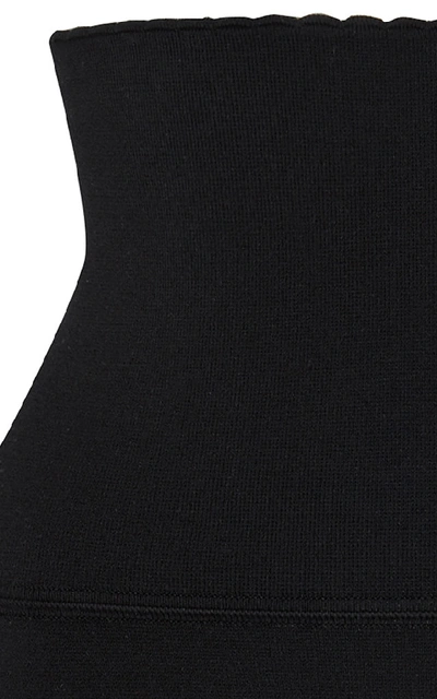 Shop Khaite Jade Stretch-jersey Shorts In Black