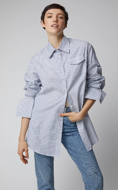 Shop Anna Quan Lesley Shirt In Stripe