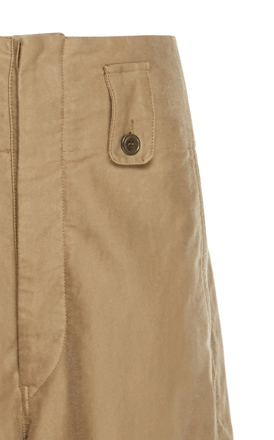 Shop Isabel Marant Étoile Geena Cotton Pant In Neutral