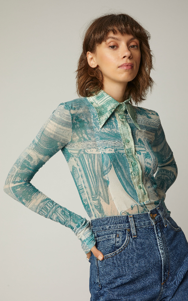 acne studios estefani blouse