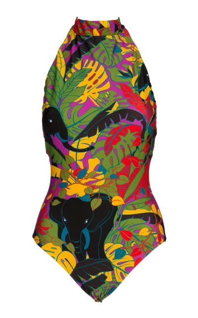 Shop La Doublej Stromboli Printed Swimsuit