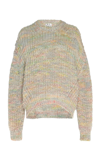 Shop Acne Studios Zora Chunky-knit Sweater In Grey