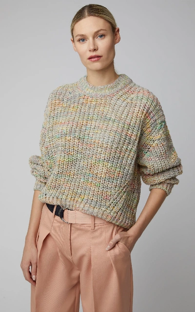 Shop Acne Studios Zora Chunky-knit Sweater In Grey