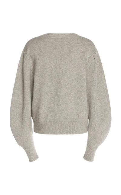 Shop Isabel Marant Étoile Kyall Cotton Sweatshirt In Grey