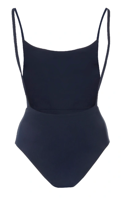 Shop Anemone One-piece Swimsuit In Blue