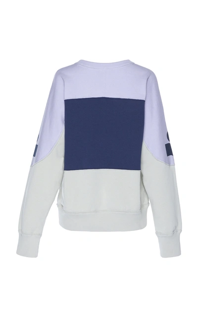 Shop Isabel Marant Étoile Gallian Cotton Sweatshirt In Blue