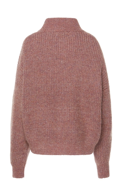 Shop Isabel Marant Étoile Myclan Mohair Sweater In Pink