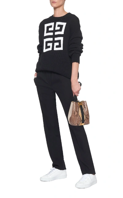 Shop Givenchy Slim-leg Wool Pants In Black