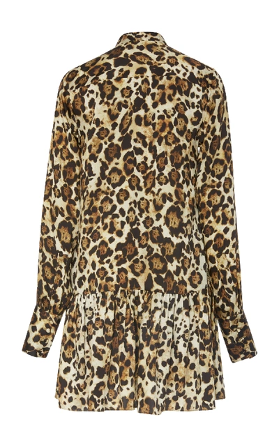 Shop Alexis Lydia Leopard Mini Dress In Animal