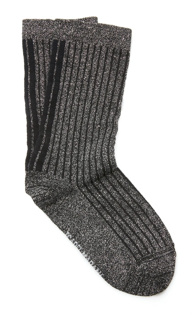 Shop Isabel Marant Lily Socks In Black