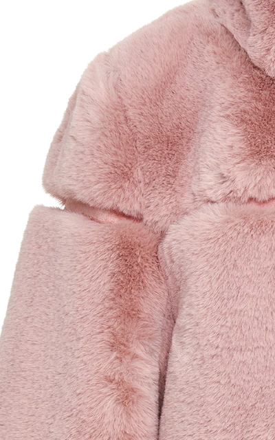 Shop Apparis Sarah Faux Fur Jacket In Pink