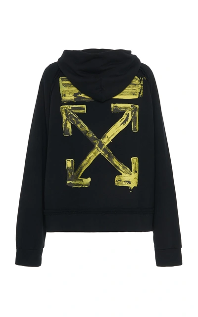 Shop Off-white Acrylic Arrows Incomp Hoodie In Black