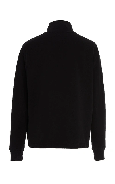 Shop Acne Studios Faraz Logo-printed Cotton-jersey Sweatshirt In Black