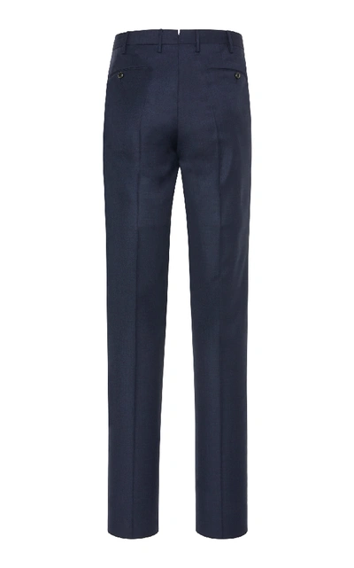 Shop Pt01 Flat-front Gentleman-fit Trousers In Navy