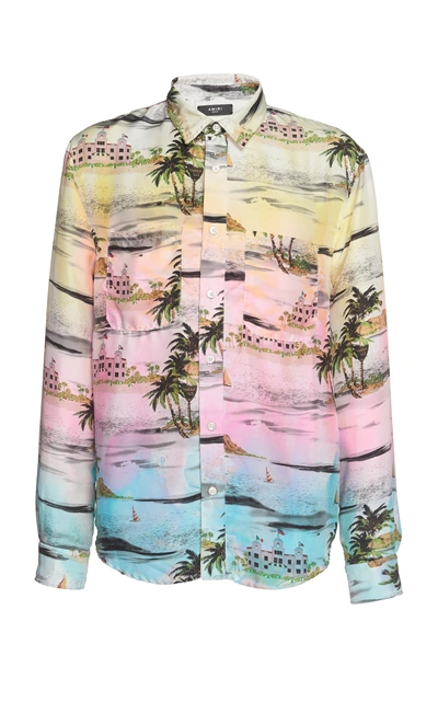 Shop Amiri Hawaiian Shirt In Print
