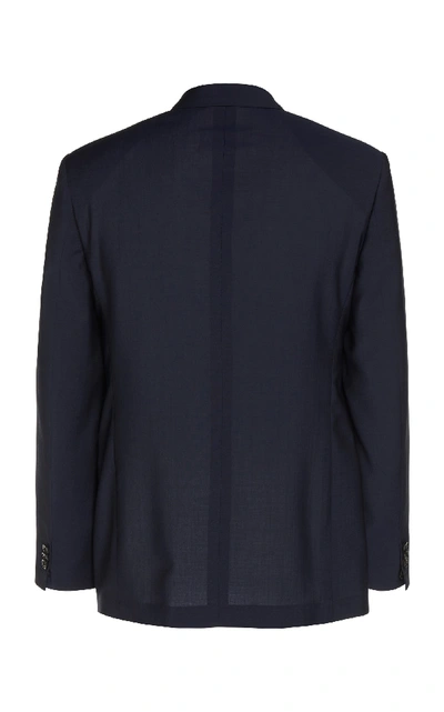 Shop Maison Margiela Single-breasted Wool-blend Suit In Navy