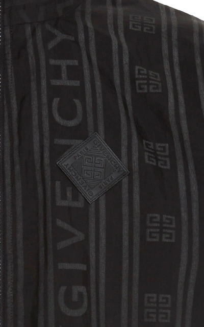 Shop Givenchy Technical Logo Windbreaker In Black