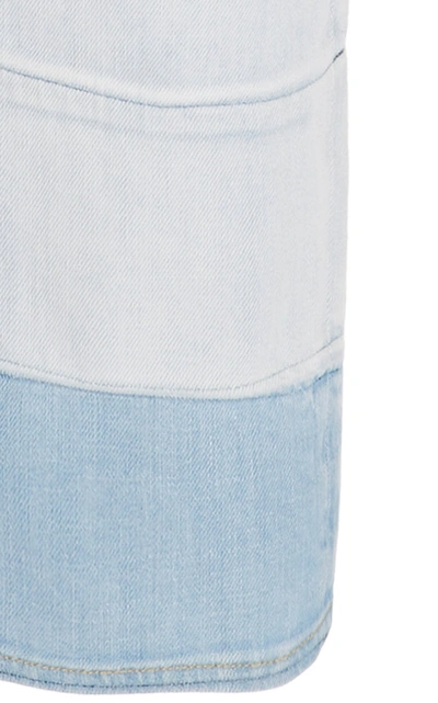 Shop Maison Margiela Slim-fit Two-tone Jeans In Blue