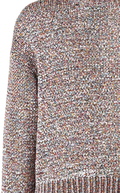 Shop Loewe Multicolored Knit Sweater