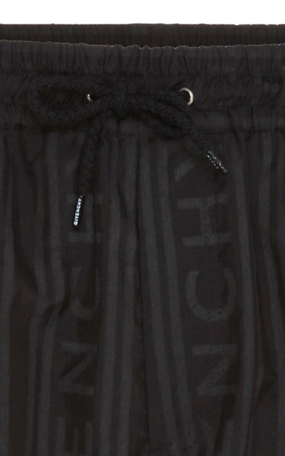 Shop Givenchy Windbreaker Logo Shell Track Pants In Black