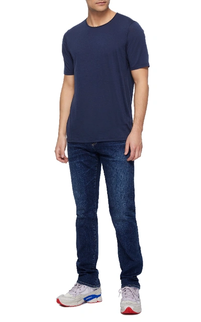 Shop Arc'teryx Frame Merino Wool Jersey T-shirt In Navy