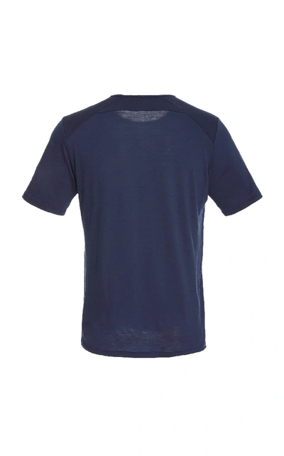 Shop Arc'teryx Frame Merino Wool Jersey T-shirt In Navy