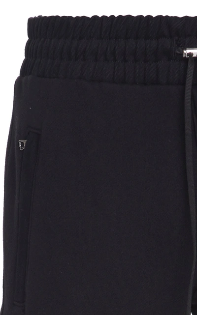 Shop Amiri Cargo Sweatpants In Black