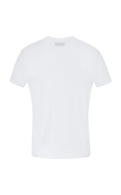 Shop Officine Generale Cotton Pocket T-shirt In White