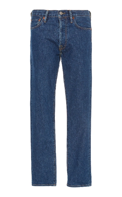 Shop Acne Studios 1996 High-rise Straight-leg Jeans In Blue