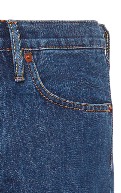 Shop Acne Studios 1996 High-rise Straight-leg Jeans In Blue