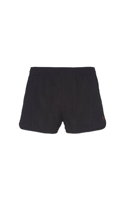 Shop Ami Alexandre Mattiussi Swim Shorts In Black