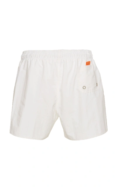 Shop Heron Preston Reflective Swim Shorts In White